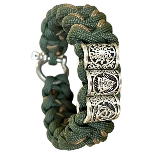 Bransoleta Runy Wikinga. Paracord + mini cord